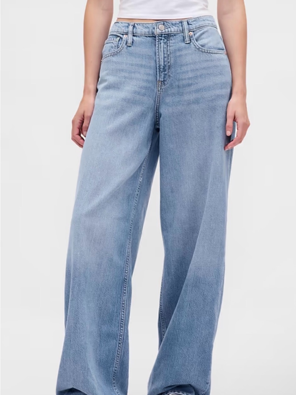 GAP Mid Rise Baggy ultra soft denim Women's Jeans